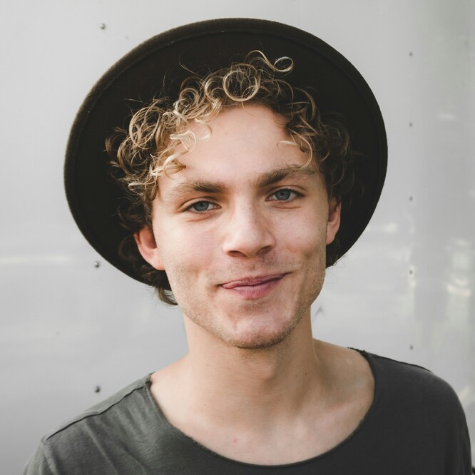 Person close up photo